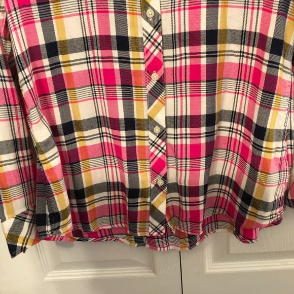 Gap Multi-Colored Women's Flannel Shirt - Picture 4 of 6